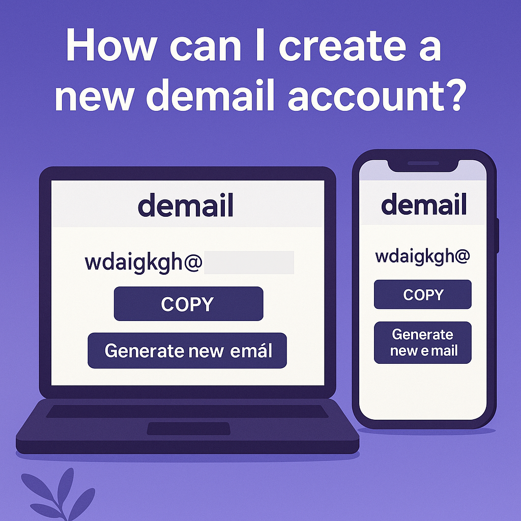 Demail: How Can I Create a New Demail Account Easily?