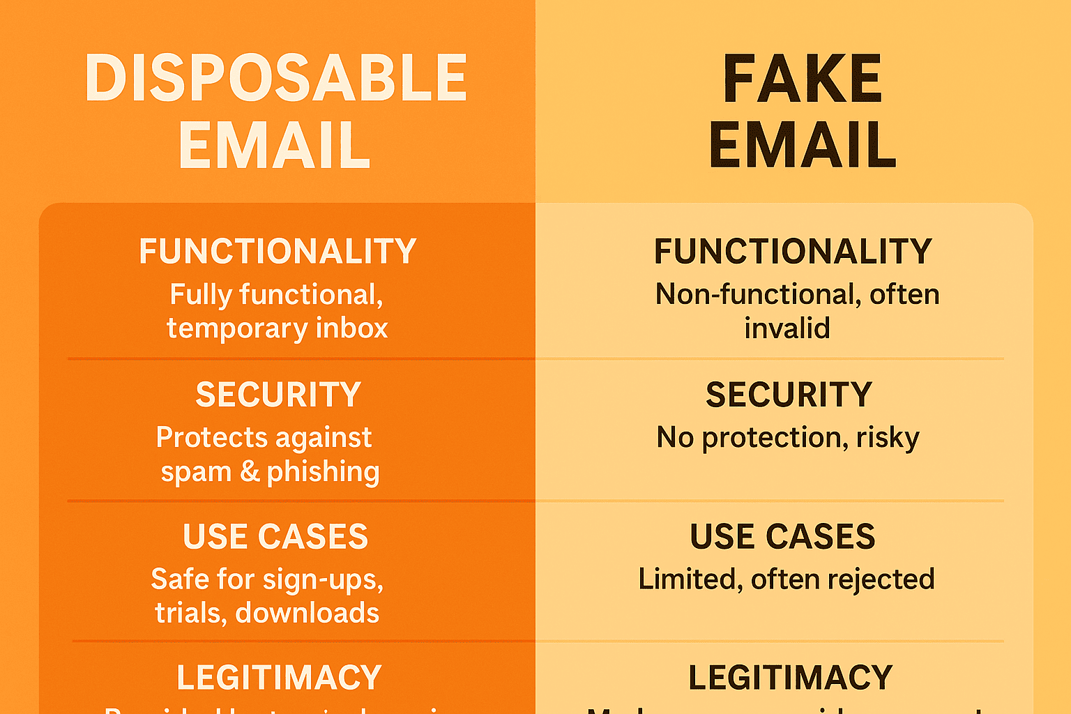 Disposable Email vs Fake Email: What’s the Difference? (Complete Guide 2025)